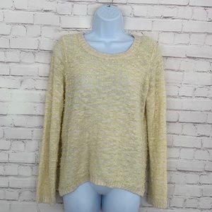 T/O Sweaters textured knitted sweater size Large